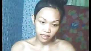 마사지 세션 종료와 성교의 나일론 섹스 기름을 바르는 누드